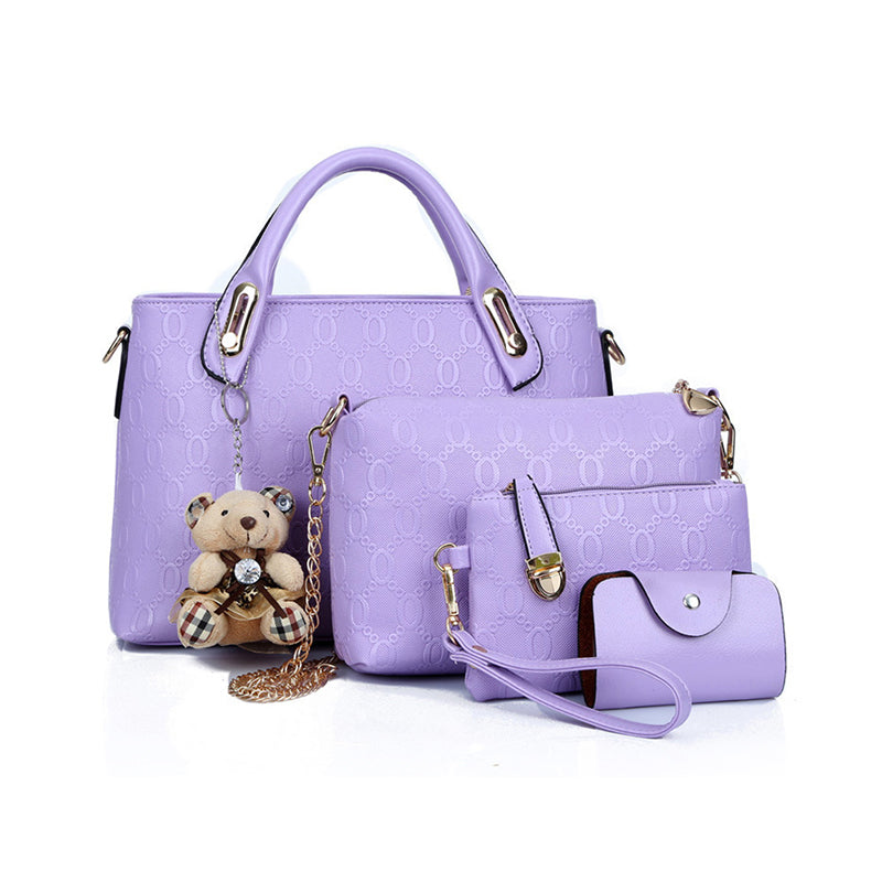 Handbag with Four-piece Set