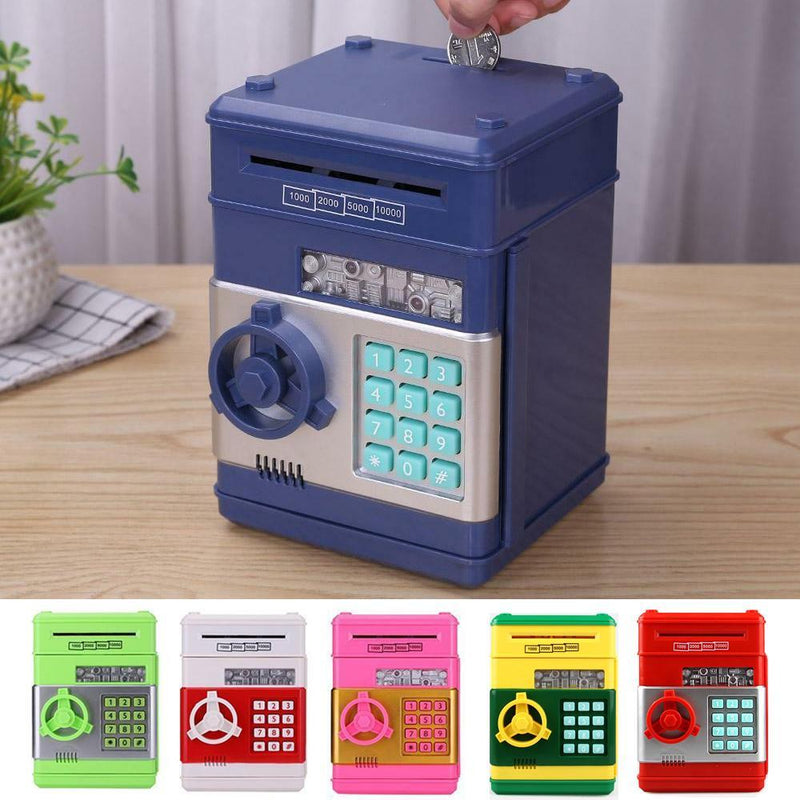 Mini Piggy Bank for Cash & Coins Savings
