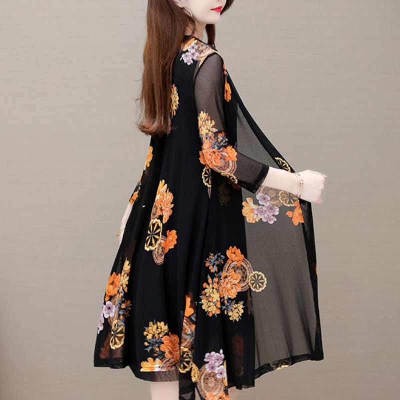 Womens Floral Print Dress