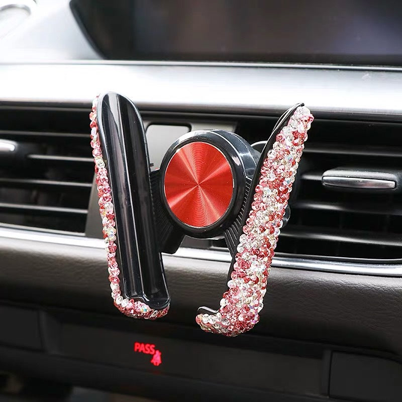 Crystal Car Phone Holder