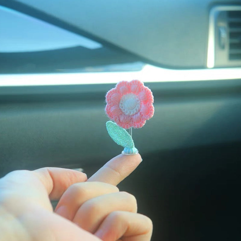 Shaking Head Flower Car Ornament