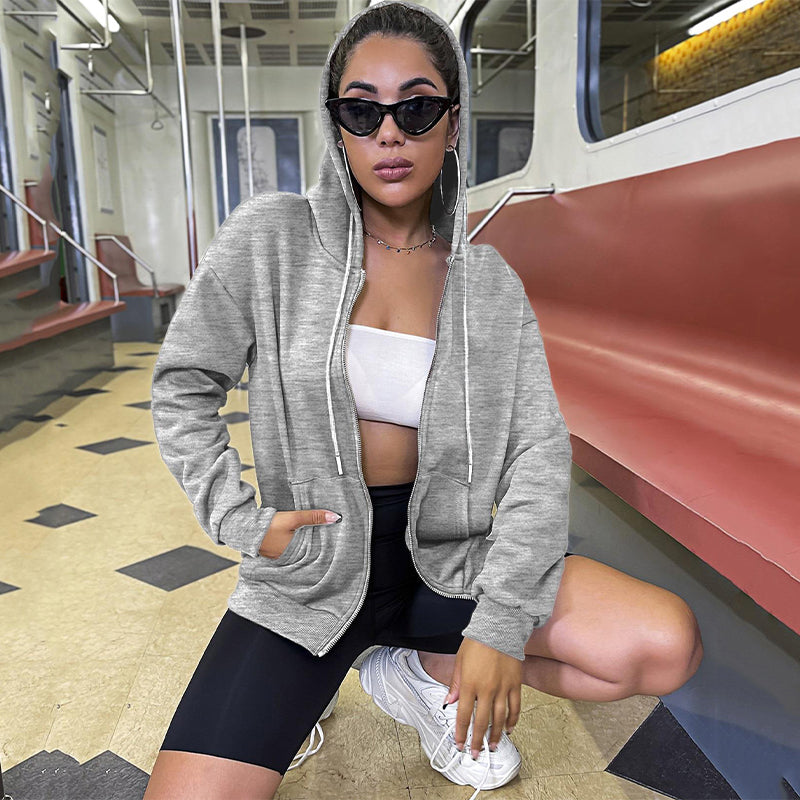 Stylish Hooded Casual Sweatshirt