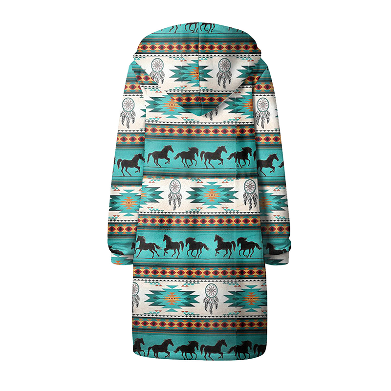 Printed Hooded Jacket