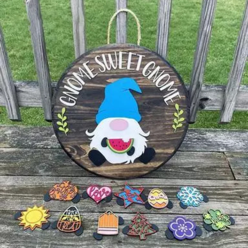Cute Gnome Door Hanger