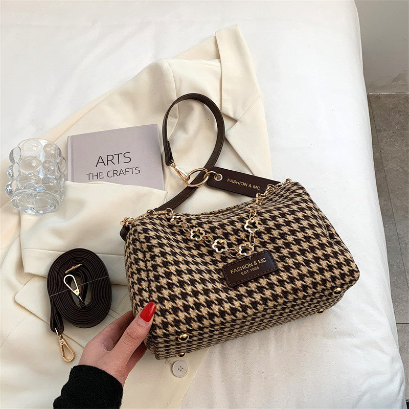 Plaid Shoulder Bag