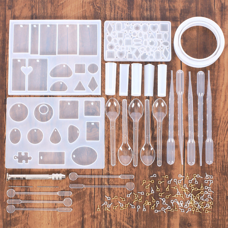 DIY Crystal Mold Set of Earings