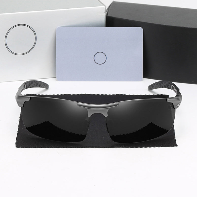 Men's Photochromic Sunglasses with Anti-glare Polarized Lens