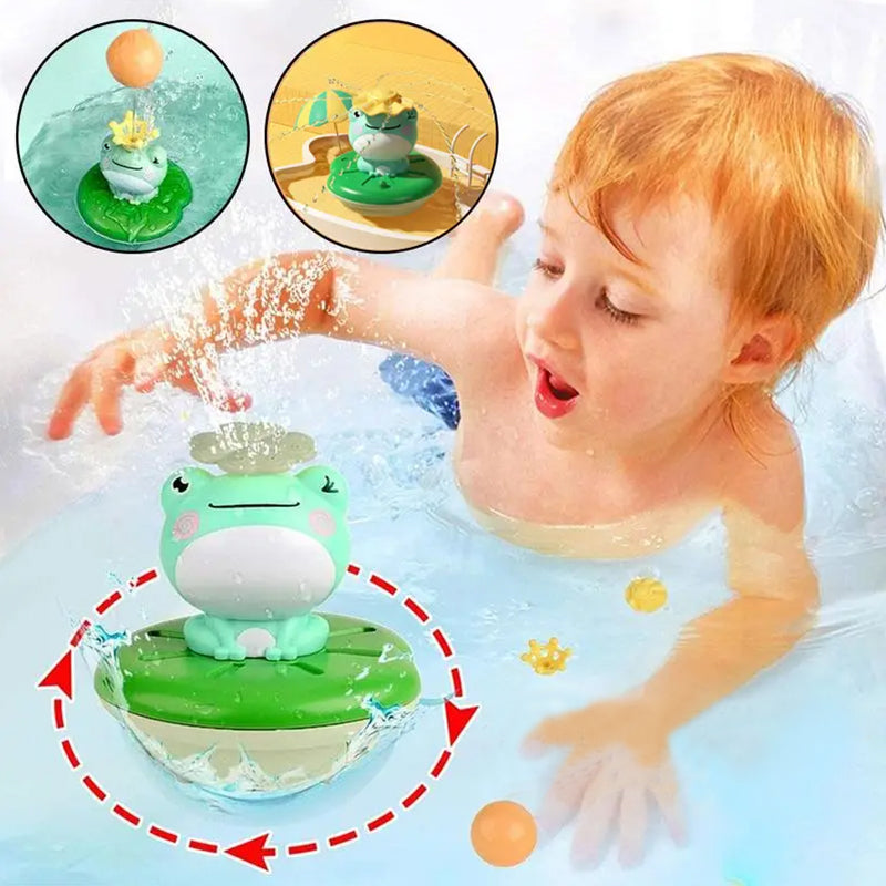 Kids Bath Toys Cute Frog Water Spray