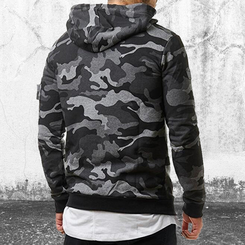 Camouflage Hooded Sweatshirt