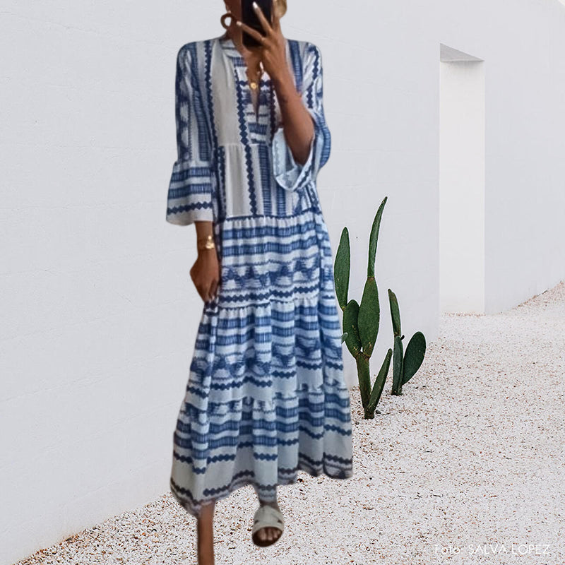 Geometric Boho Dress