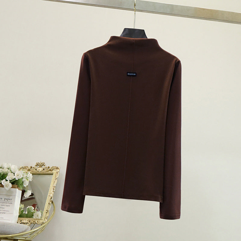 Thickened Double-sided Half turtleneck Sweater