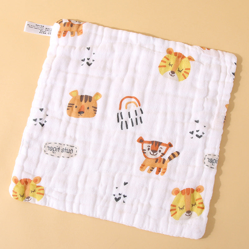 Baby Cartoon cotton gauze towel