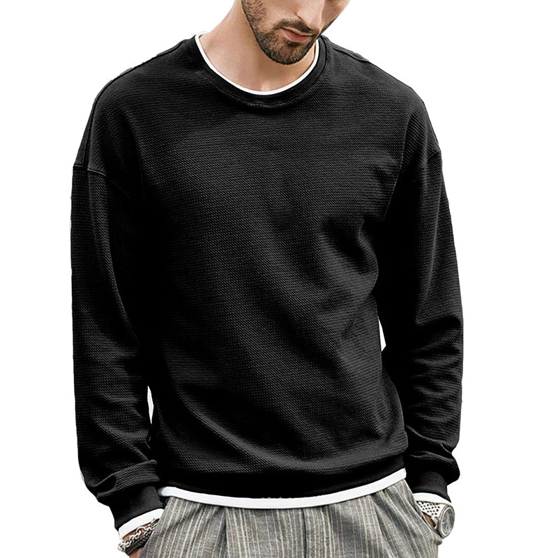 Men's Solid Color Sweatshirt