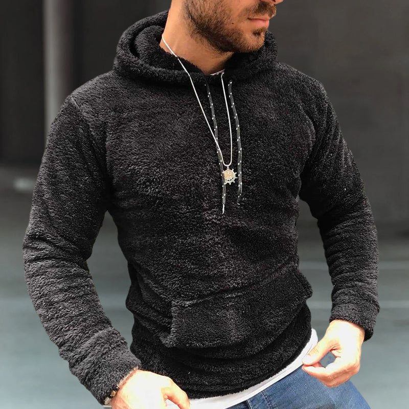 Double Face Fleece Hooded Sweatshirt