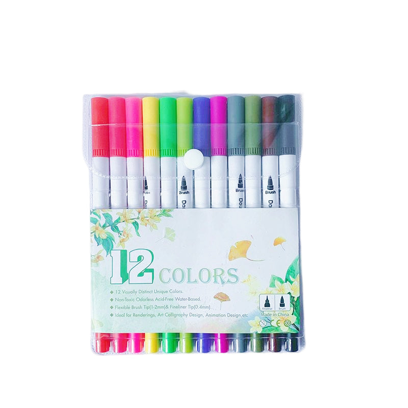 Double-sided watercolor pencil set