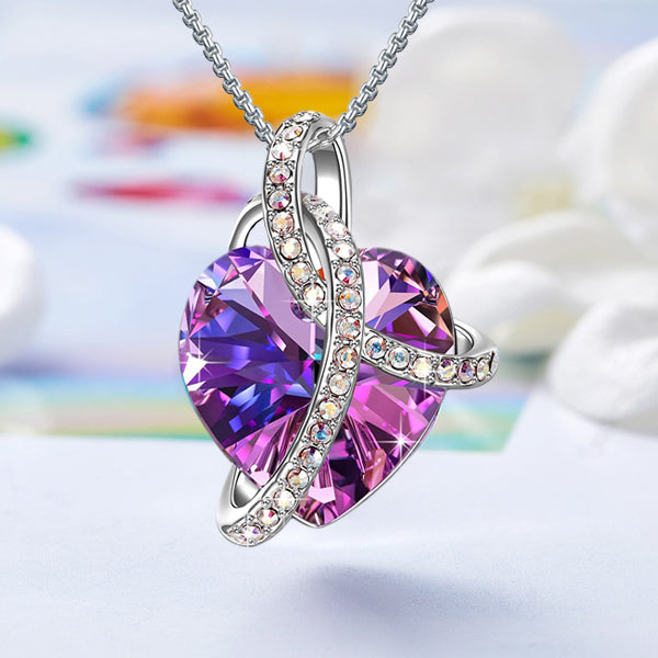 Infinity Love Crystal Necklace