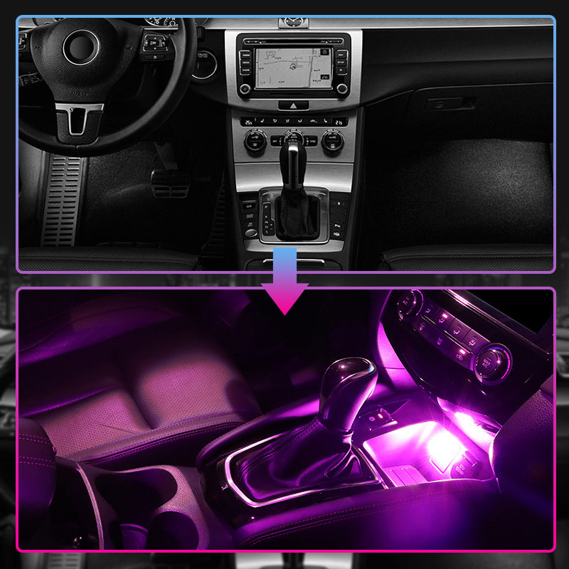 Car USB Color Ambience Light