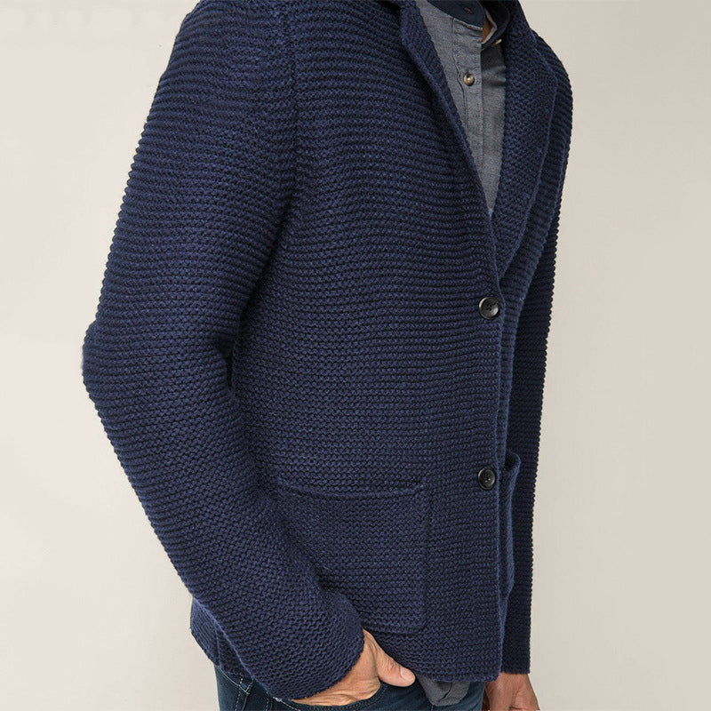 Lapel Knit Jacket