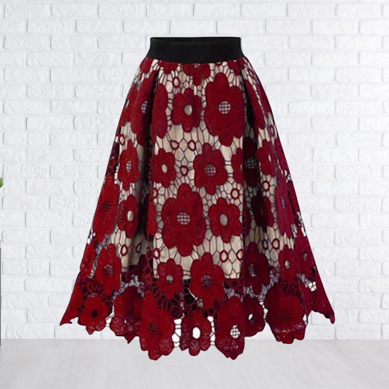 European Style Lace Skirt