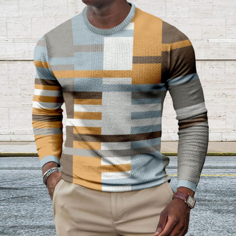 Men's long sleeve casual top