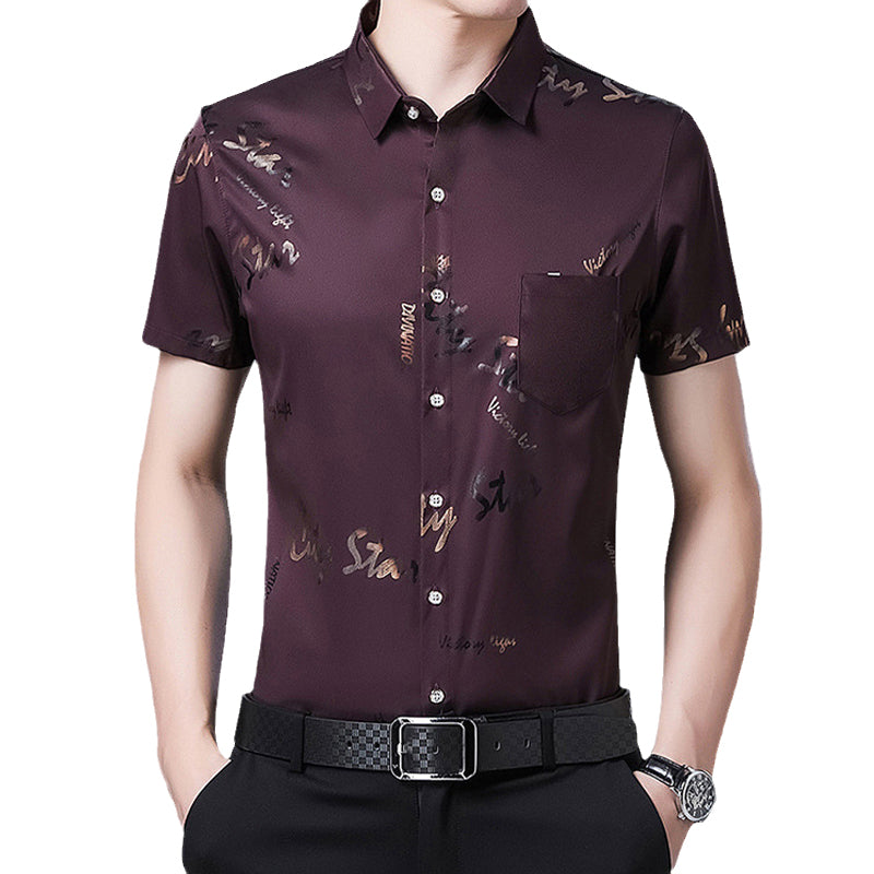 Men’s Thin Short-sleeve Shirt