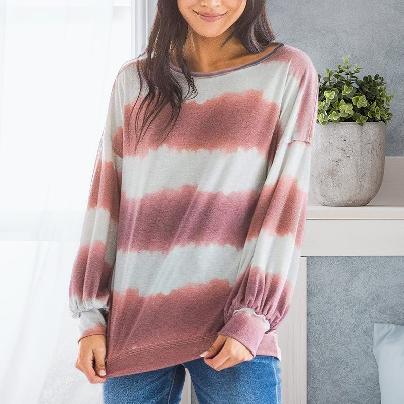 Loose Crew Neck Long Sleeve T-Shirt