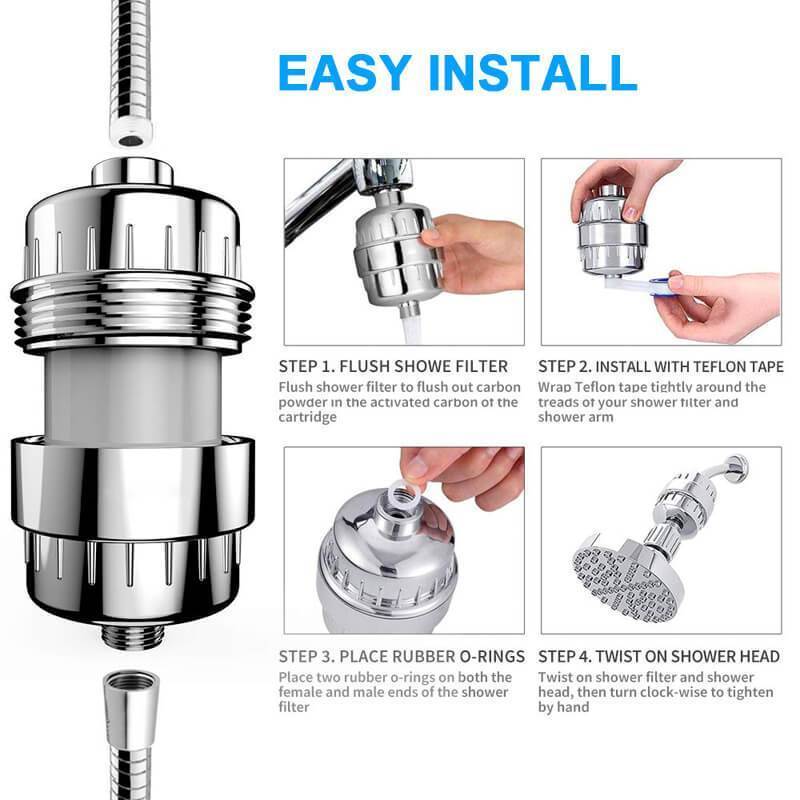 High Output Universal Shower Filter