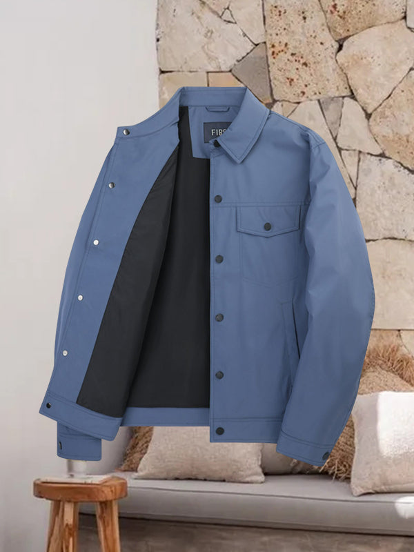 Workwear Solid Color Coat