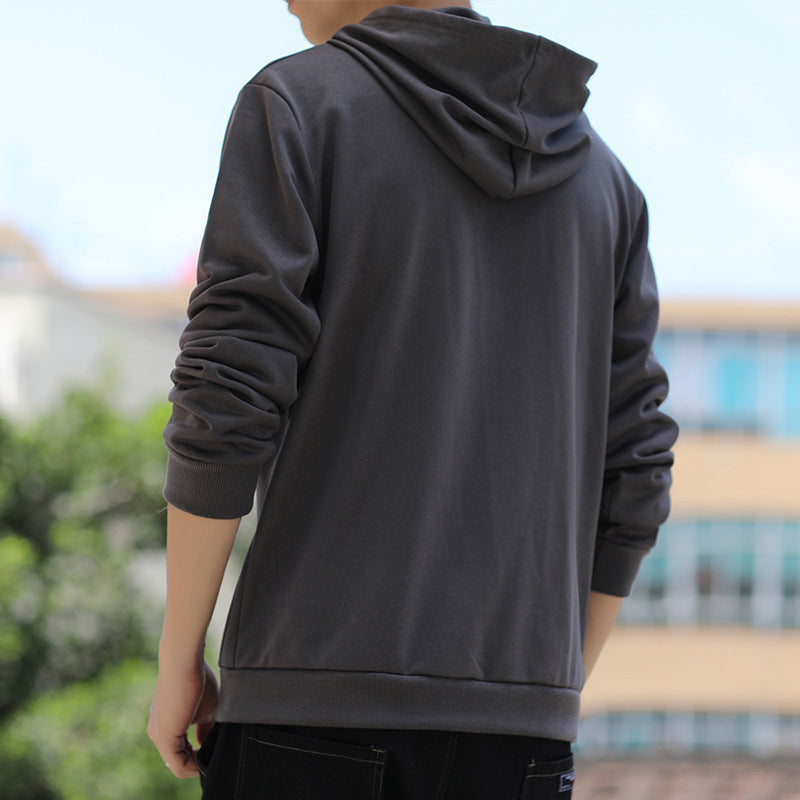 Men's Solid Color Hoodie