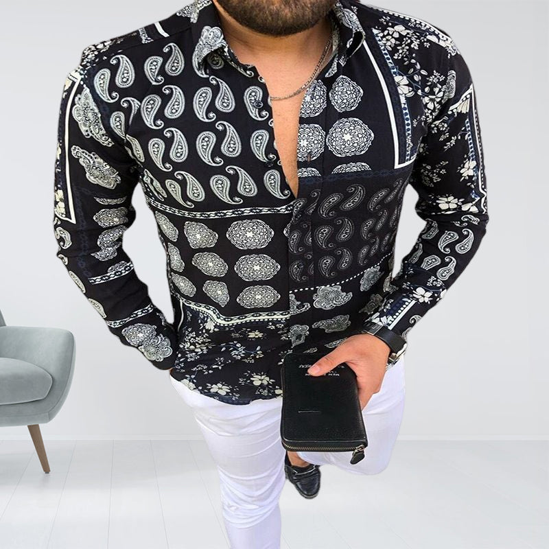 Cashew Print Men's Shirt