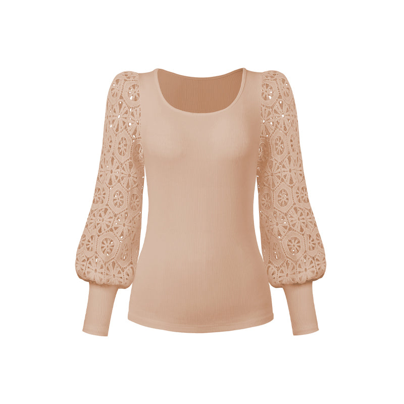 Lace Long Sleeve T-Shirt