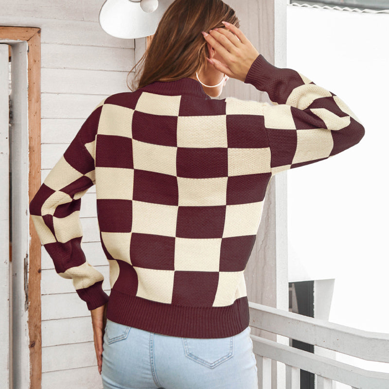Geometric Knit Sweater
