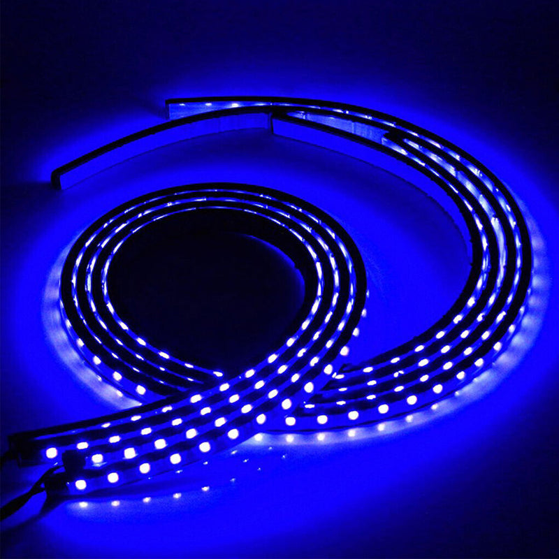 Waterproof RGB Flexible LED Strip for Car Chassis(4pcs)