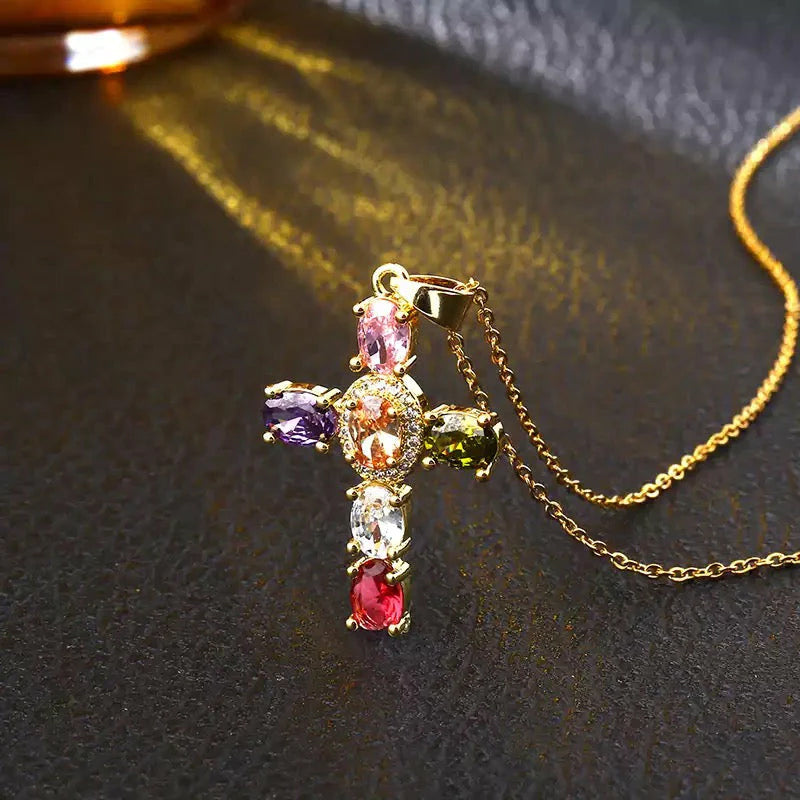 COLLAR CRUZ LUMINOSA