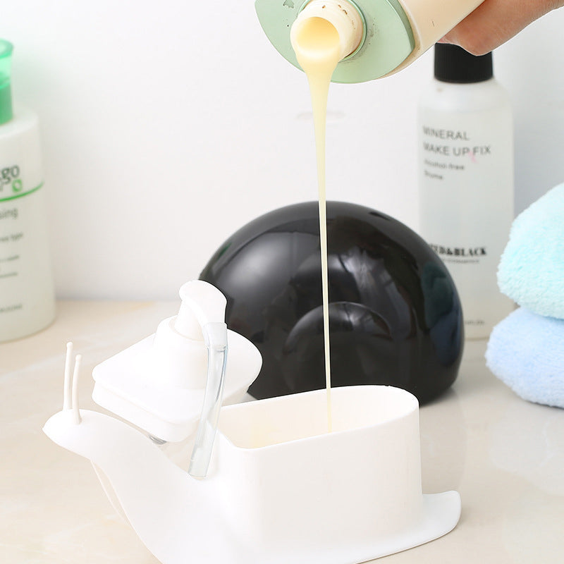 Cute Snail Soap Dispenser for Kitchen Bathroom