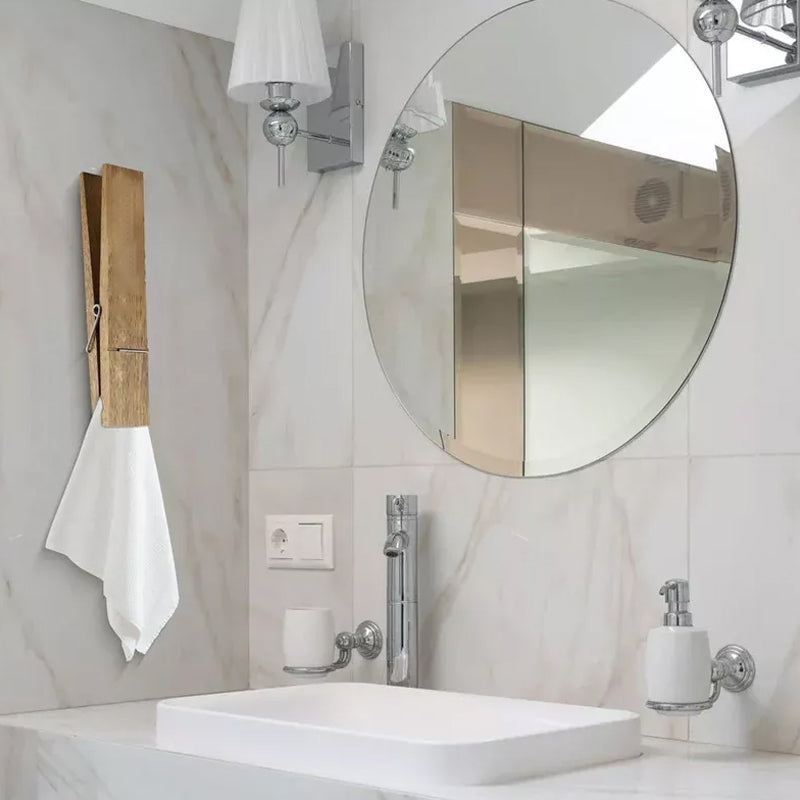 Clothespin Bathroom Towel Holder Decor