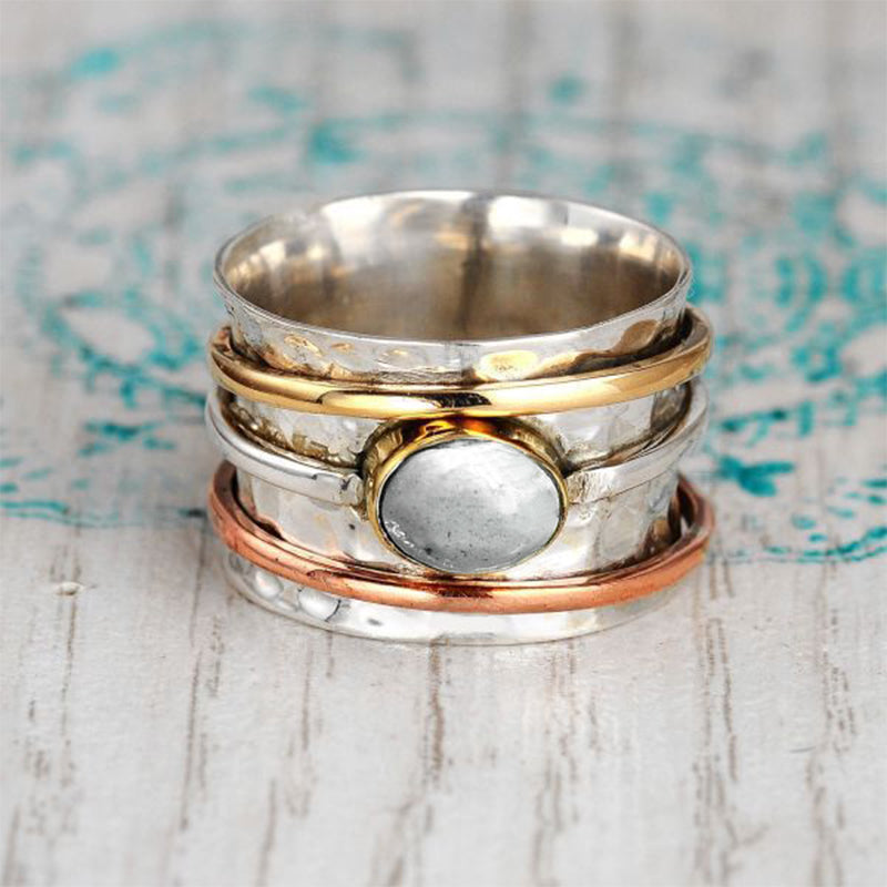 Moonstone Meditation Ring