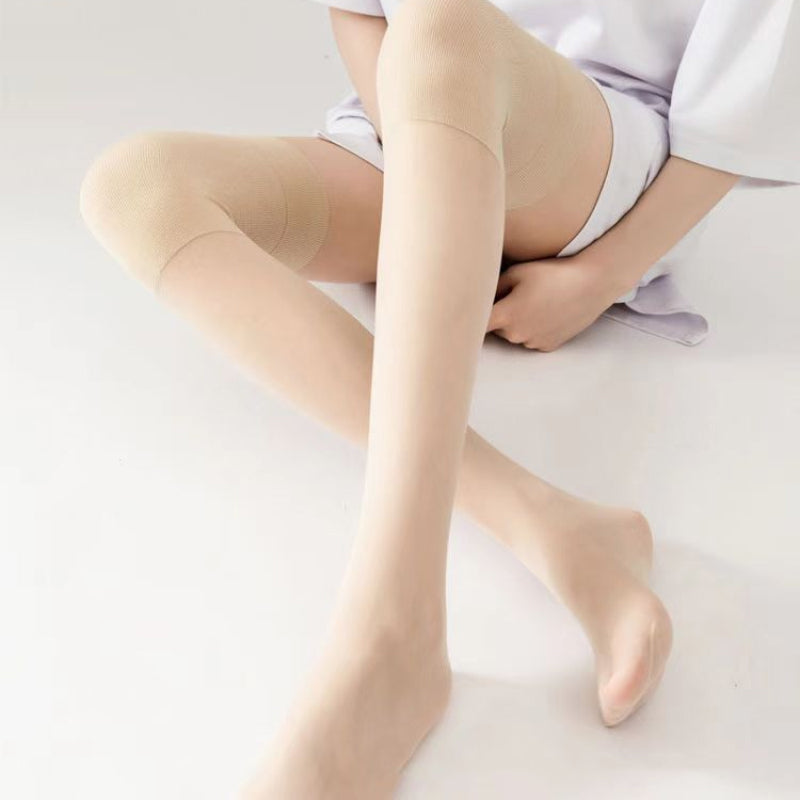 Anti-hook Silk Ultra-thin Stockings With Knee Pads