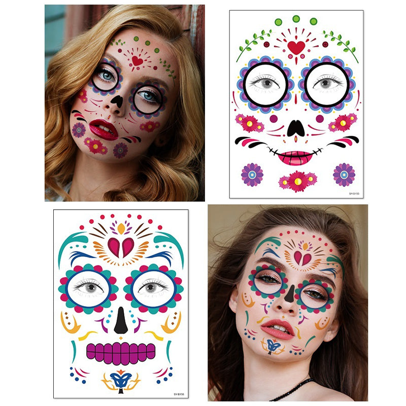 Halloween Funny Makeup Sticker (9 PCS)