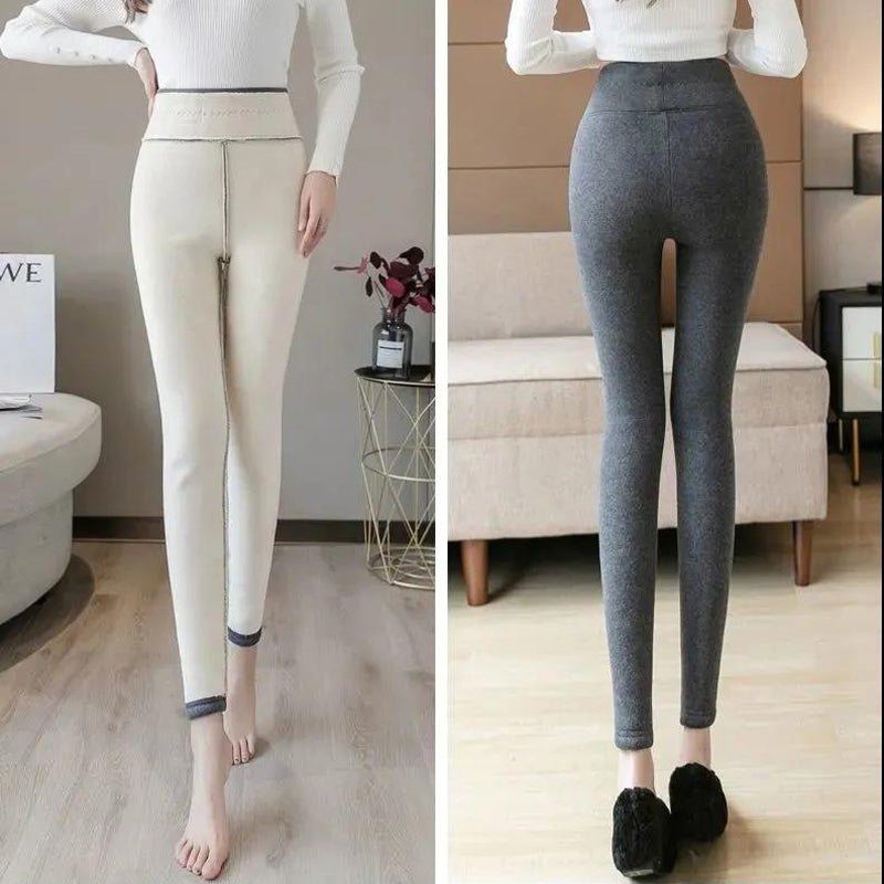 Casual Warm Winter Solid Pants