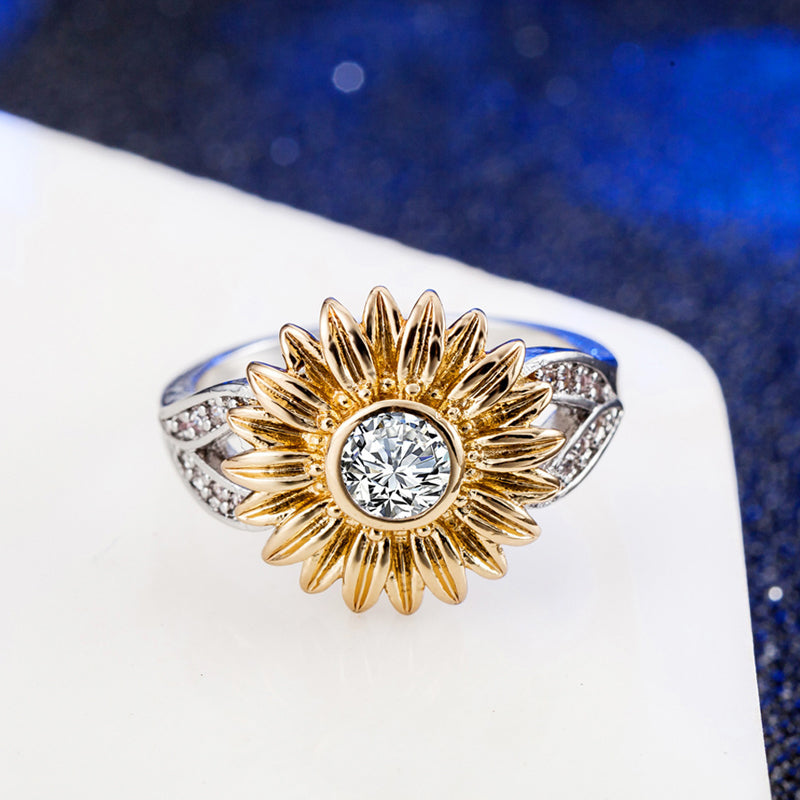 Sunshine Sunflower Ring