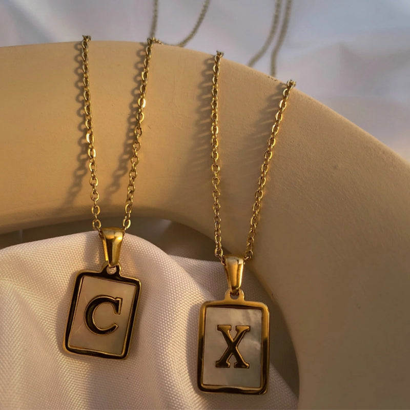 Women's Stainless Steel Letter Necklace