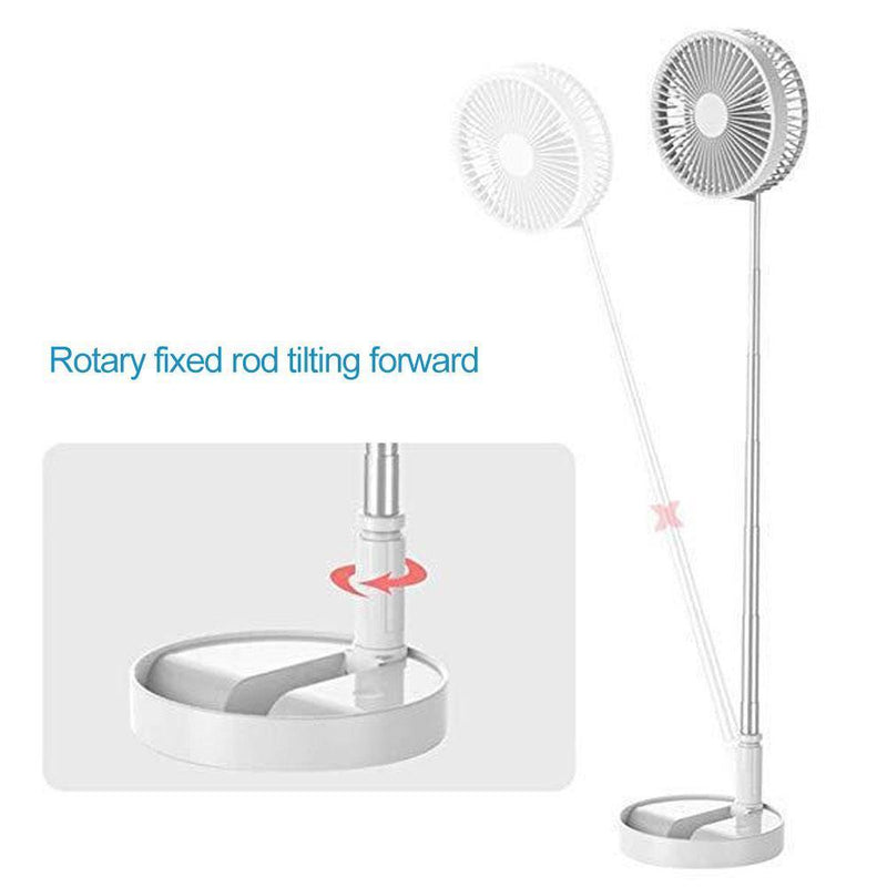 Telescopic Folding USB Charging Fan