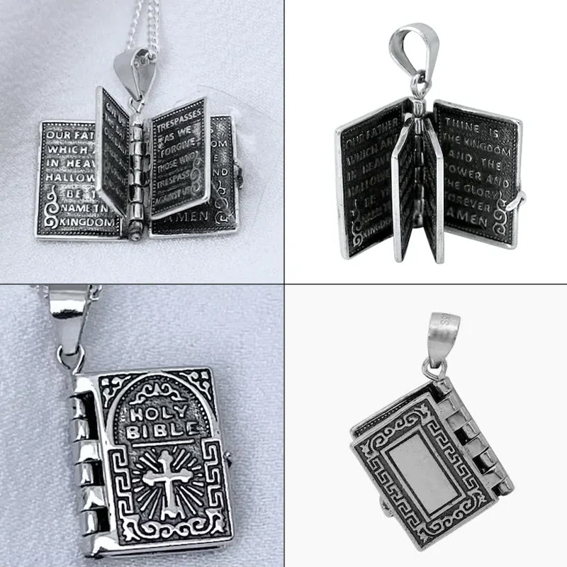Tiny Bible Necklace