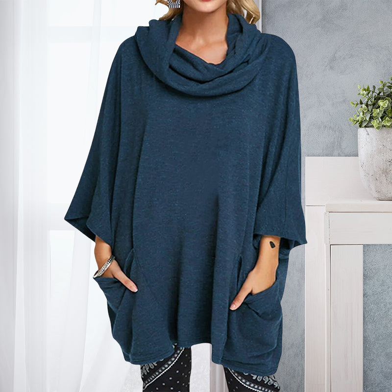 Casual Three-quarter Sleeve Loose Large Size Knitted Tops