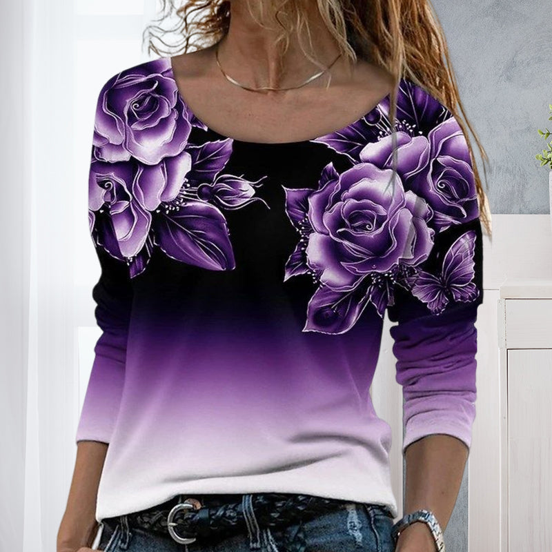 Crew Neck Casual 3D Print T-Shirt