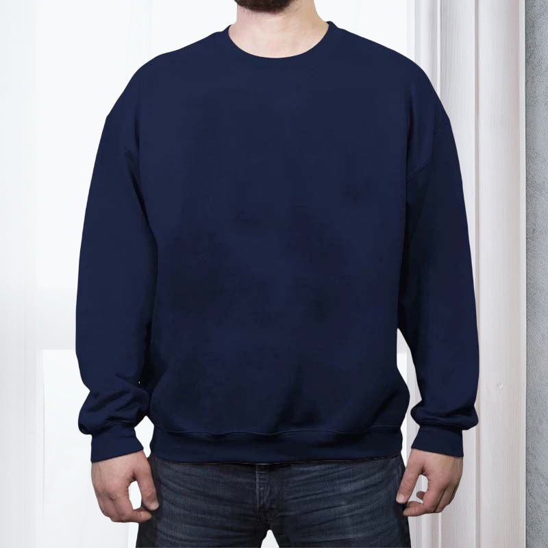 Casual Loose Solid Color Fleece Pullover