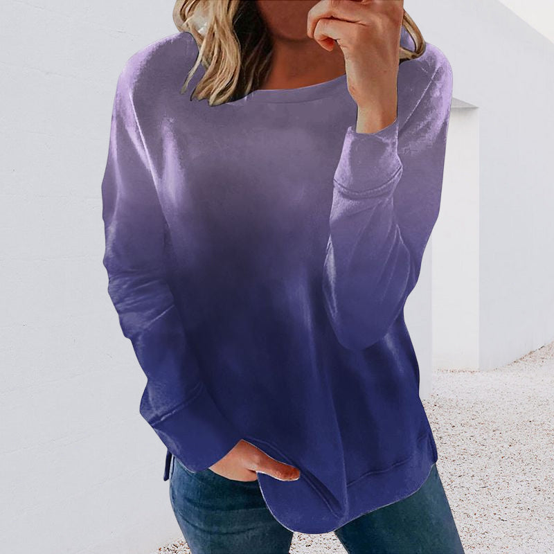 Gradient Polo Crewneck Sweatshirt