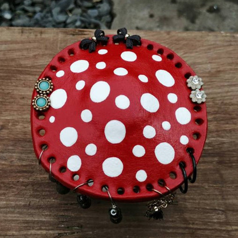 Cute Mushroom Earring Holder
