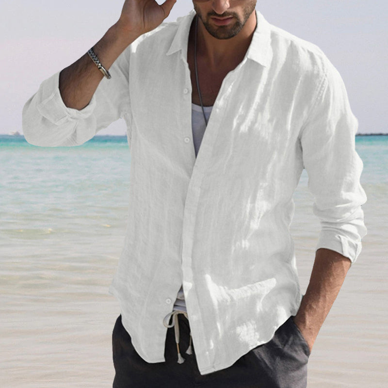 Men's Cotton Linen Shirt